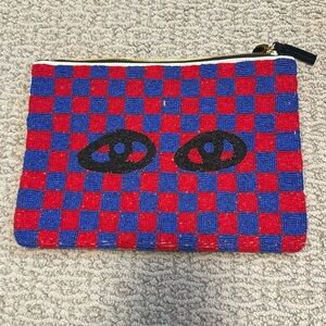 Clare V Beaded Eye Clutch